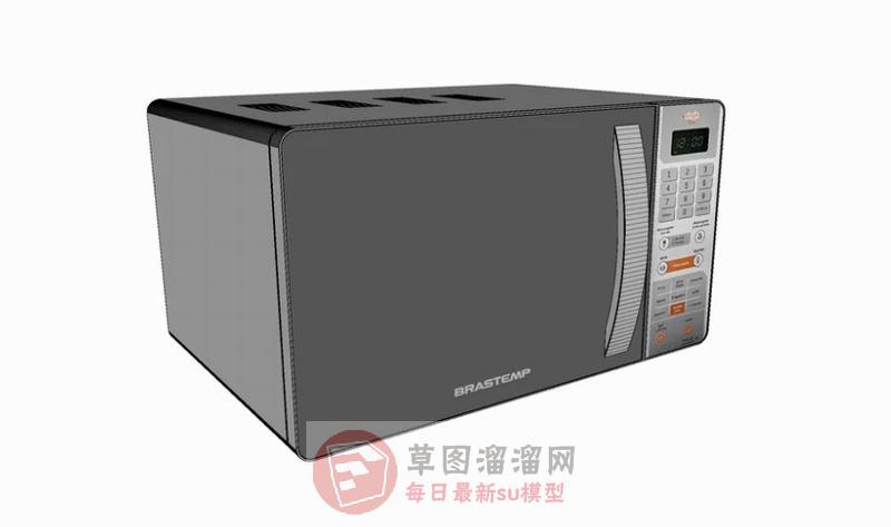 微波炉家电厨房道具SU模型