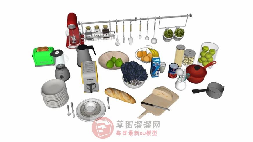 厨房SU模型
