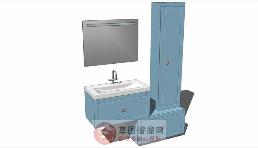 浴室柜家具SU模型