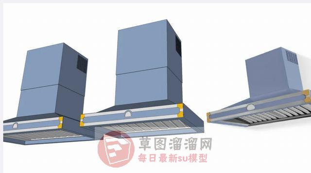 吸油烟机抽烟机抽油烟机SU模型