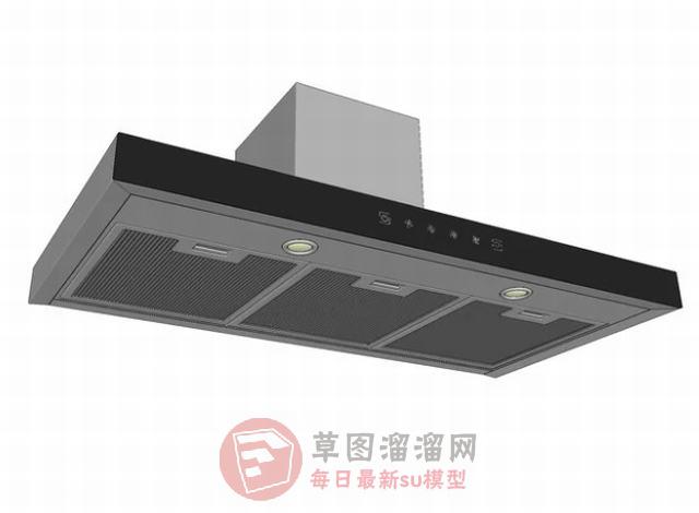 厨房吸油烟机抽烟机SU模型