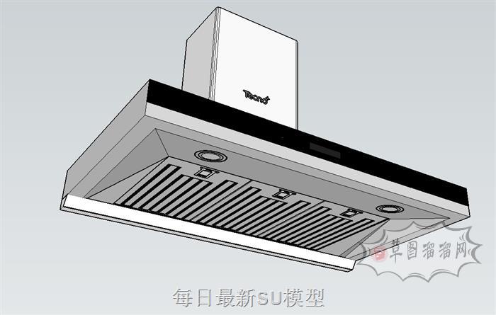 油烟机厨房SU模型