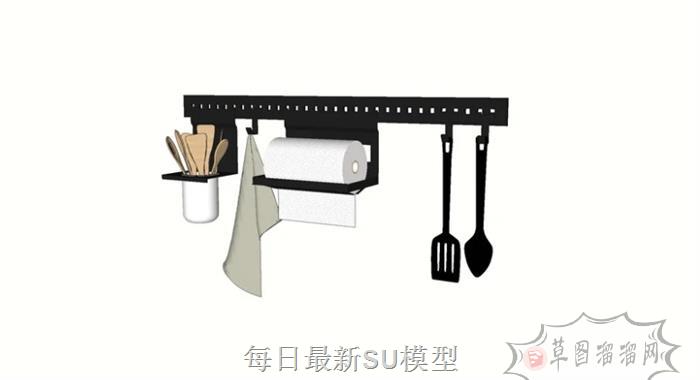 厨房厨具挂件SU模型