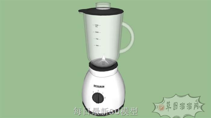 果汁机厨房厨具SU模型
