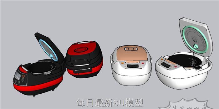 电饭煲电饭锅厨具SU模型