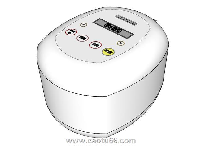 电饭锅厨具SU模型