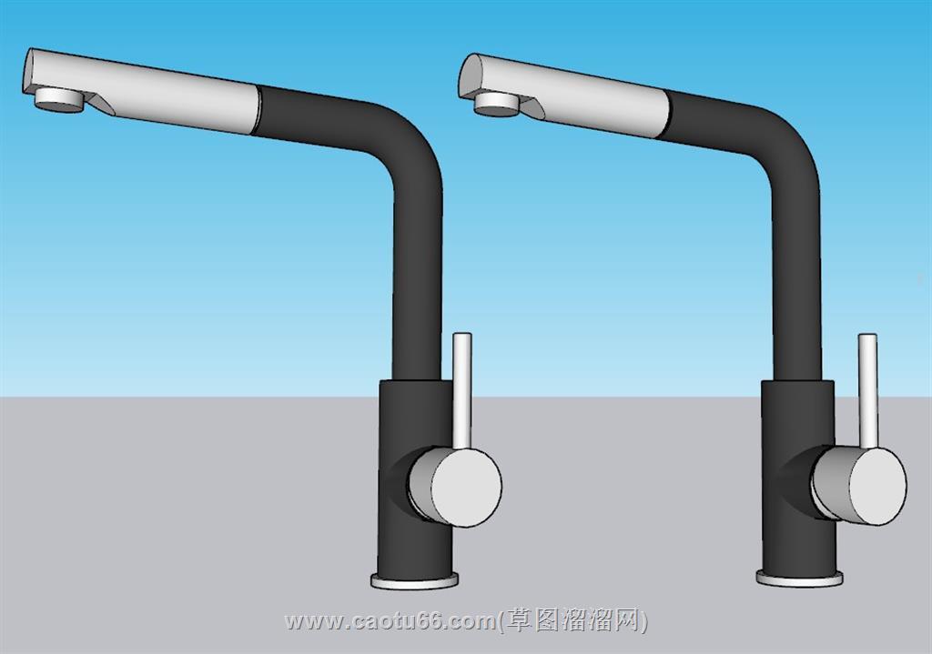 水龙头开关SU模型