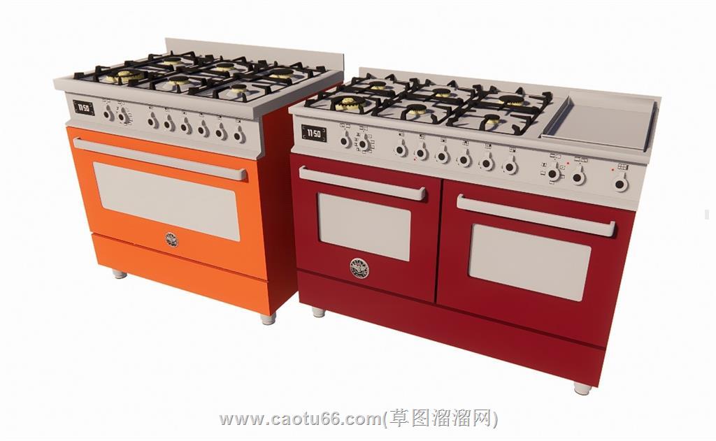 集成灶SU模型