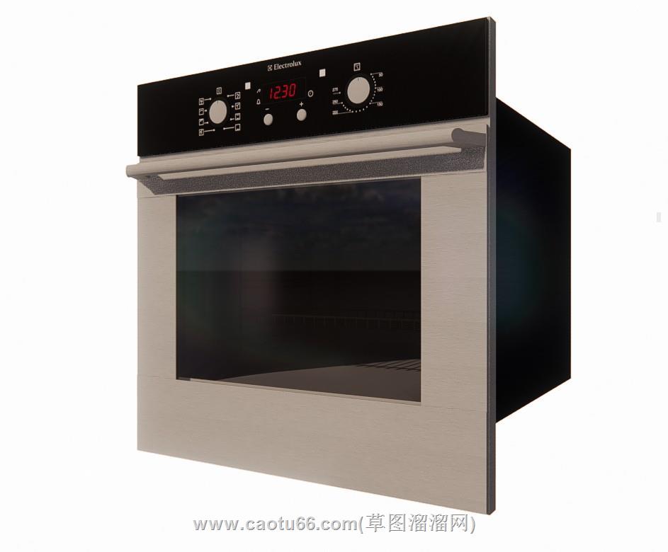 厨房烤箱SU模型