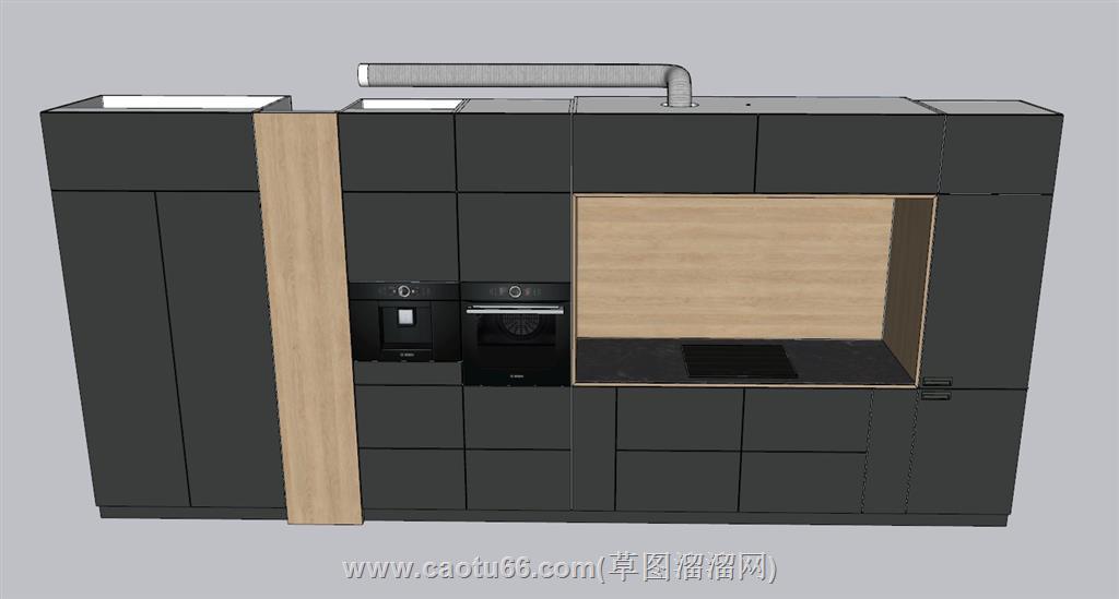 橱柜橱柜SU模型