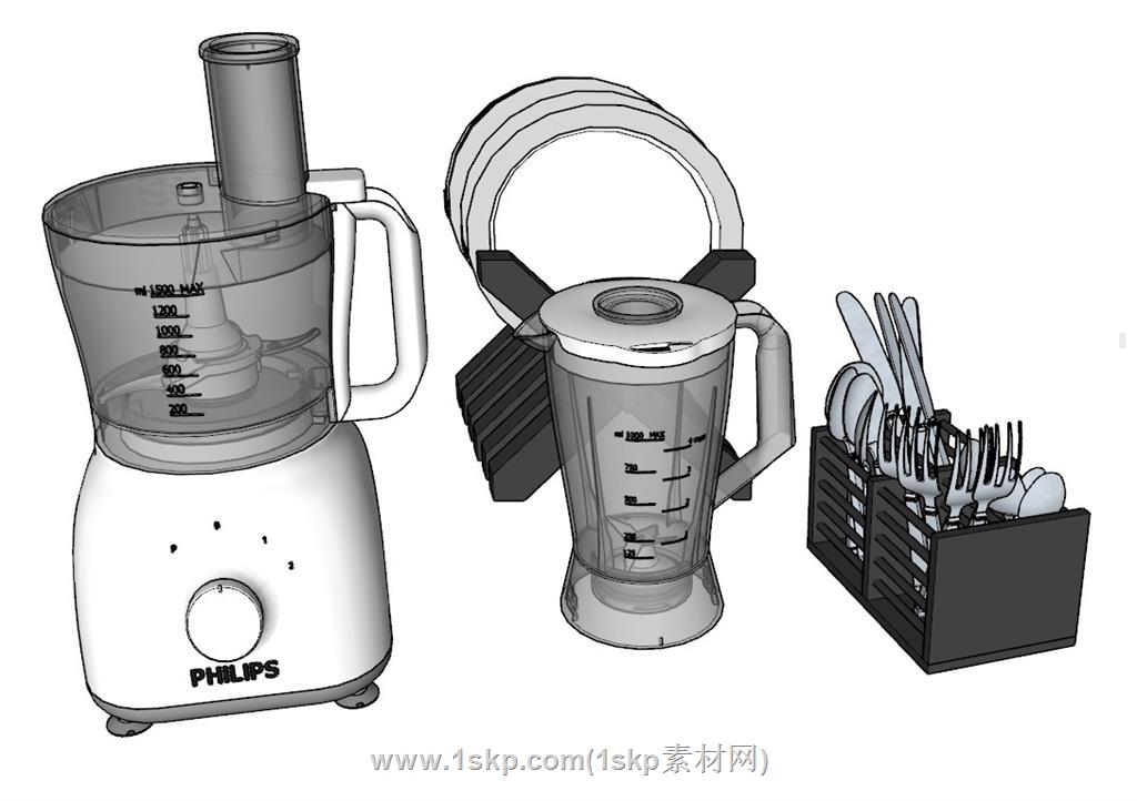 厨具果汁机SU模型