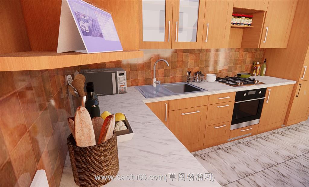 厨房SU模型