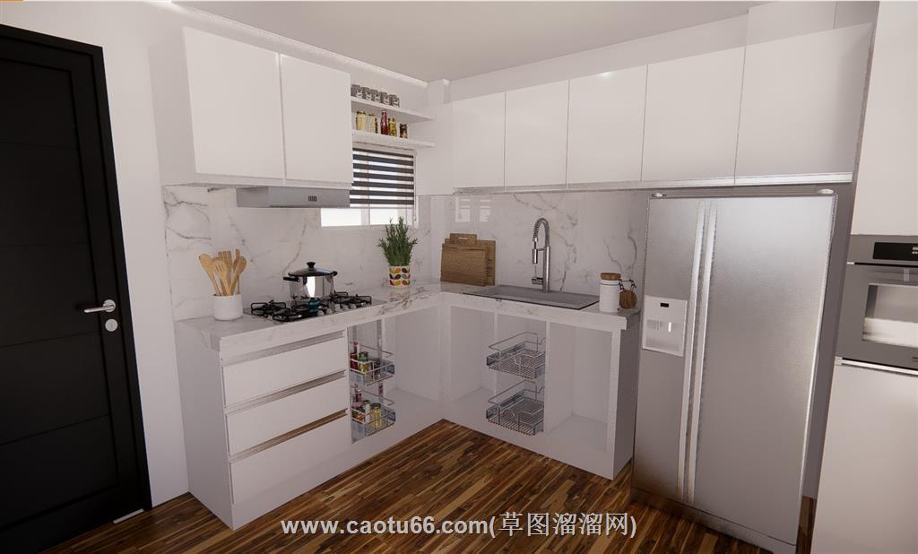 厨房SU模型