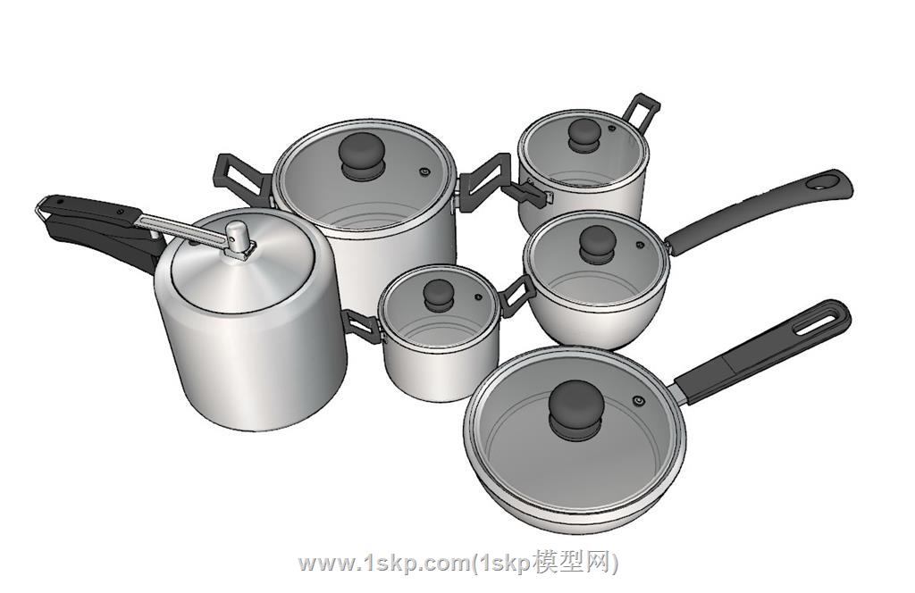锅头厨具SU模型