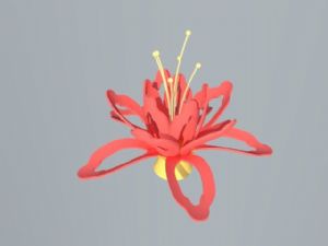 花蕊雕塑SU模型