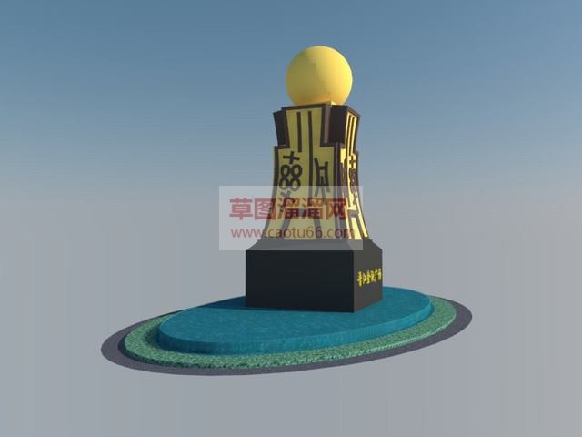 古代刀币钱SU模型