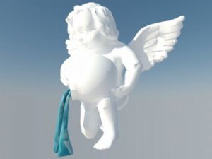 水景雕塑人物SU模型