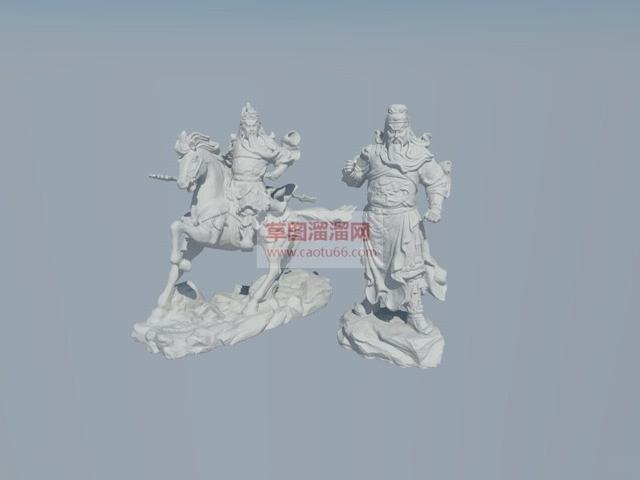 关云长战将关羽SU模型