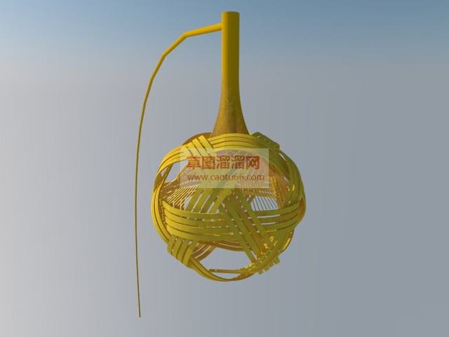 竹子工艺品SU模型