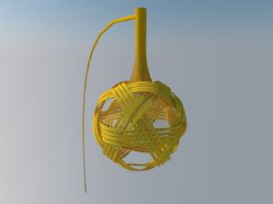 竹子工艺品SU模型