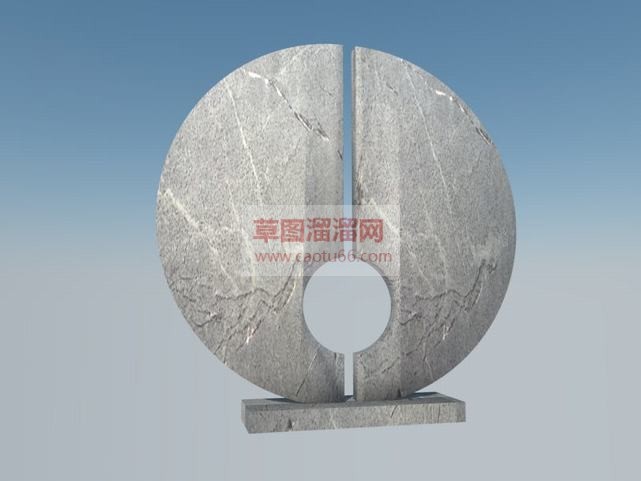 公园小品雕塑SU模型
