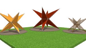 多面体星星雕SU模型