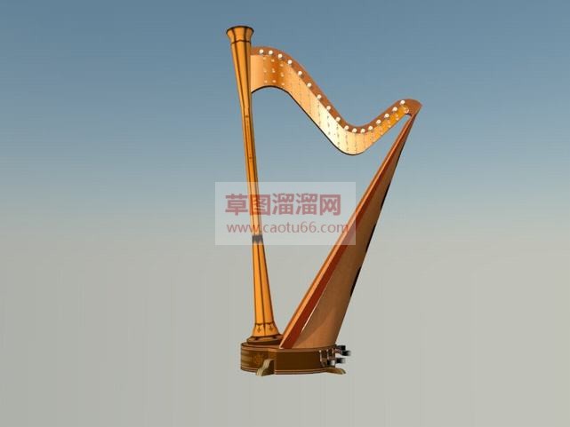 玄琴雕塑工艺SU模型