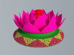 莲花雕SU模型