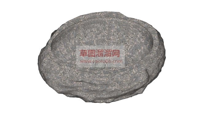 画石制工艺品SU模型