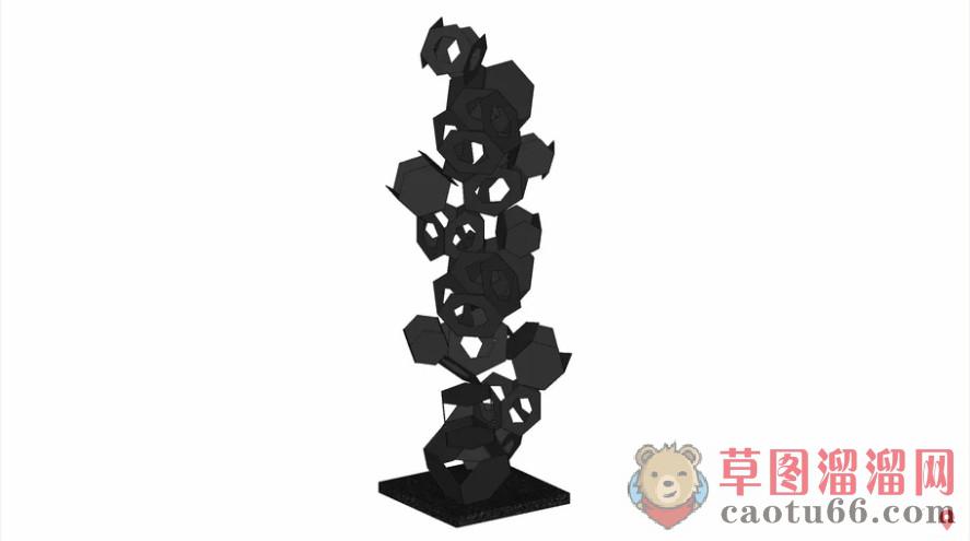 创意工艺品雕塑SU模型