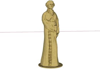 古代女人人物SU模型