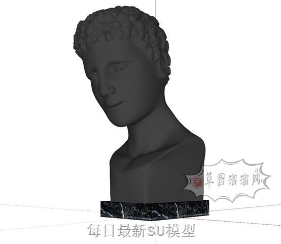 头像雕像雕塑SU模型