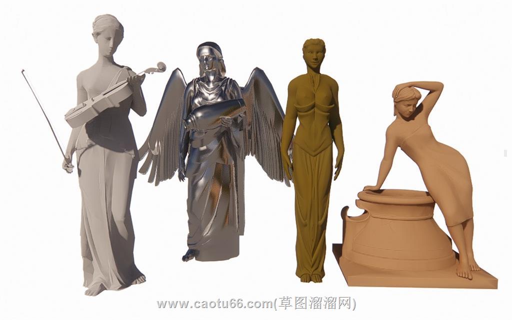 雕塑SU模型
