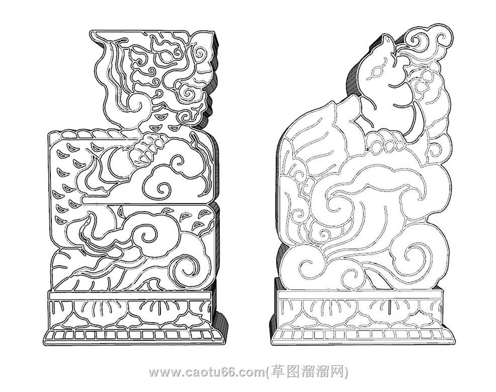 雕塑SU模型