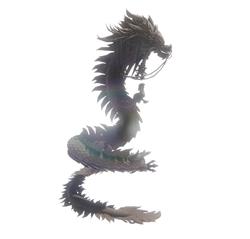 龙雕塑SU模型