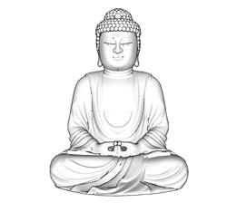 佛像雕塑SU模型