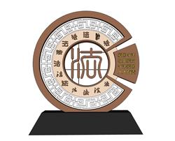 法治法制雕塑SU模型