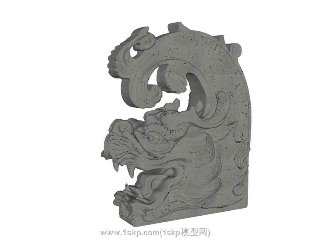 吻兽鸱吻雕塑