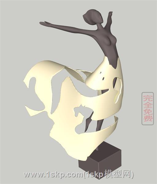 抽象人雕塑