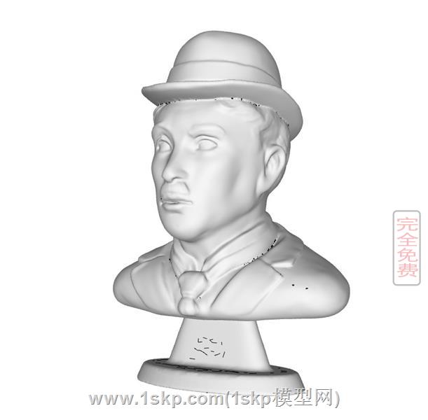 卓别林雕像头像