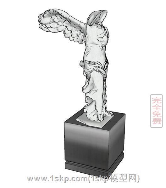 无头天使雕塑