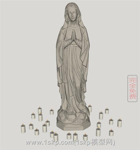 玛丽亚雕塑人物