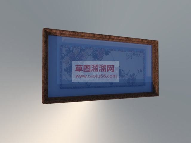 相框画装饰画SU模型