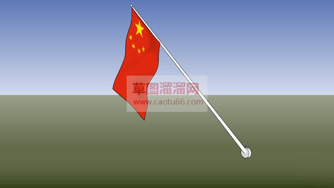 国旗旗帜SU模型