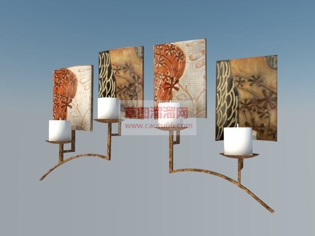 照片装饰画陈设品SU模型