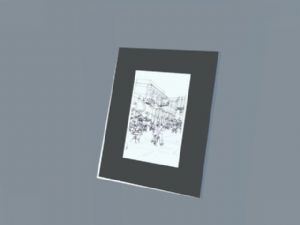 相框摆件SU模型