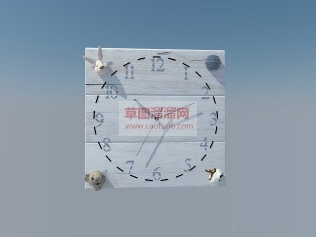 时钟装饰SU模型
