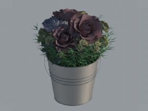 花盆盆栽SU模型