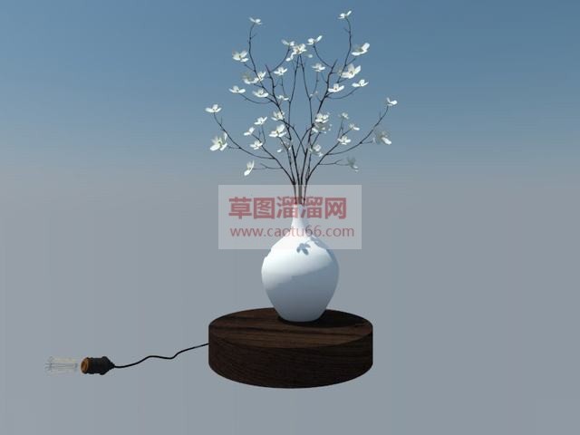 艺术花瓶灯SU模型