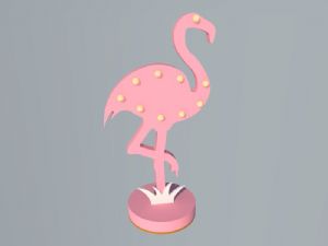 火烈鸟装饰SU模型